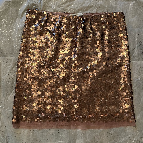 Lauren Conrad sequin mini skirt - Picture 2 of 13